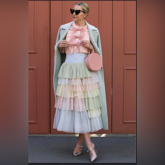 Ombré purple tulle skirt - Picture 11 of 11